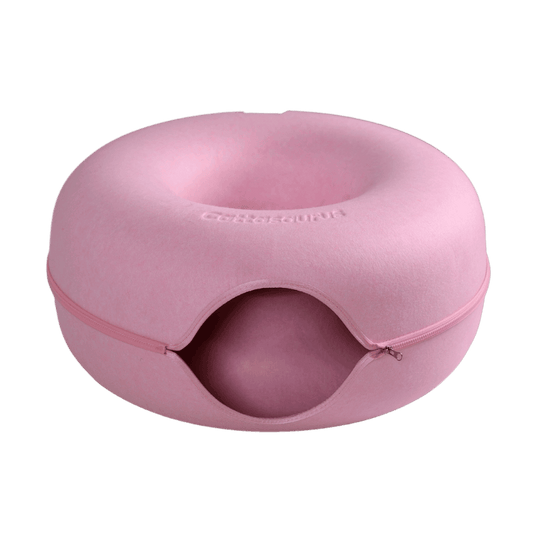 Cat Cave Donut Tunnel Bed