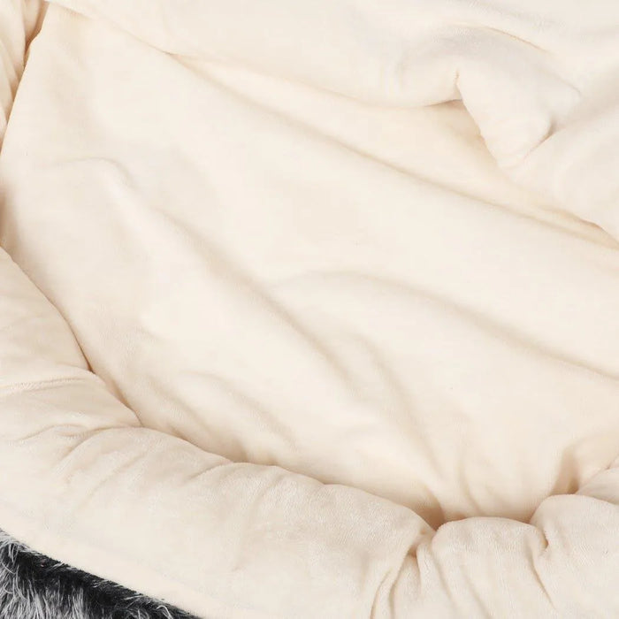 Pet Cave Dog Bed - Removable Cover