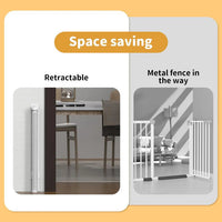 Pet Adjustable Retractable Mesh Pet Gate