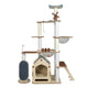 Cat Tree Tower with Wood House 168cm