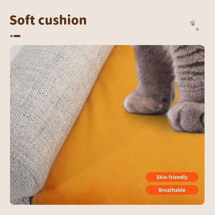 Pet Sofa Bed Detachable Warm Soft Back Lounge Couch Washable Cover