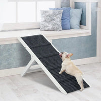 Premium Wooden Dog Ramp - Adjustable Height