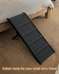 Premium Wooden Dog Ramp - Adjustable Height